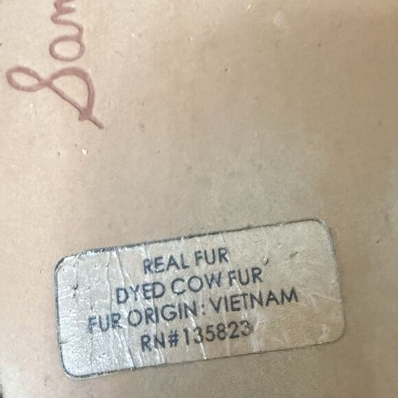 Sam Edelman Alaine Leopard Calf Hair Scalloped Ballet Flat Size 8 - Picture 8 of 8